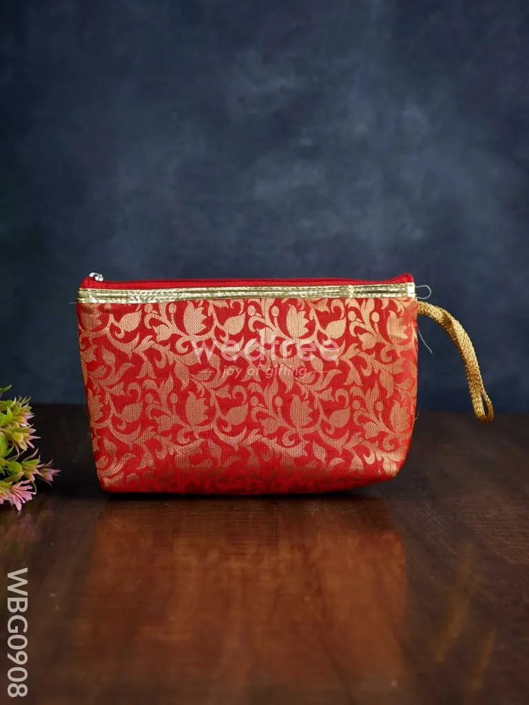 Raw Silk Return Gift Purse - WBG0908