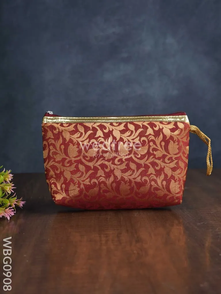 Raw Silk Return Gift Purse - WBG0908