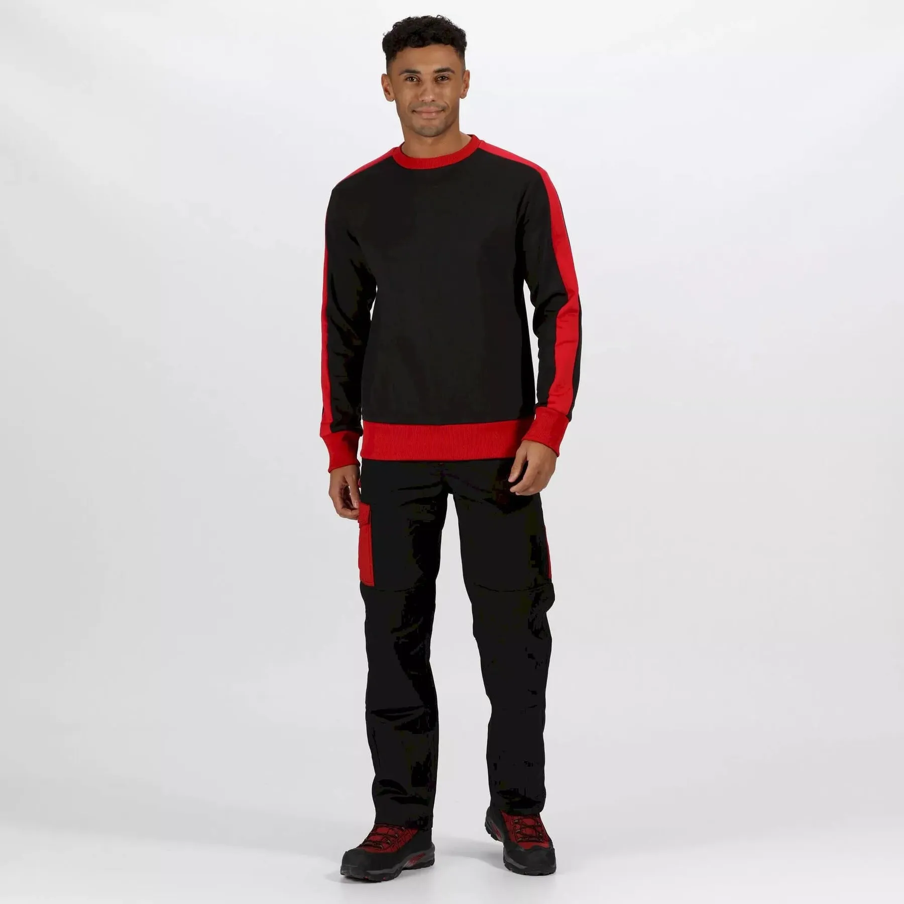 Regatta Mens Contrast Crew Neck Sweater