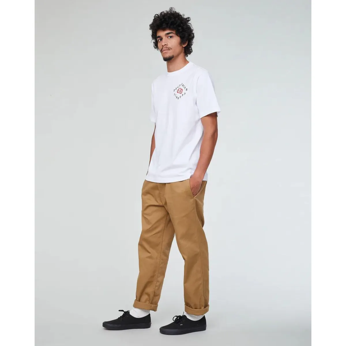 Russel T-shirt Exquisite Open End Jersey White