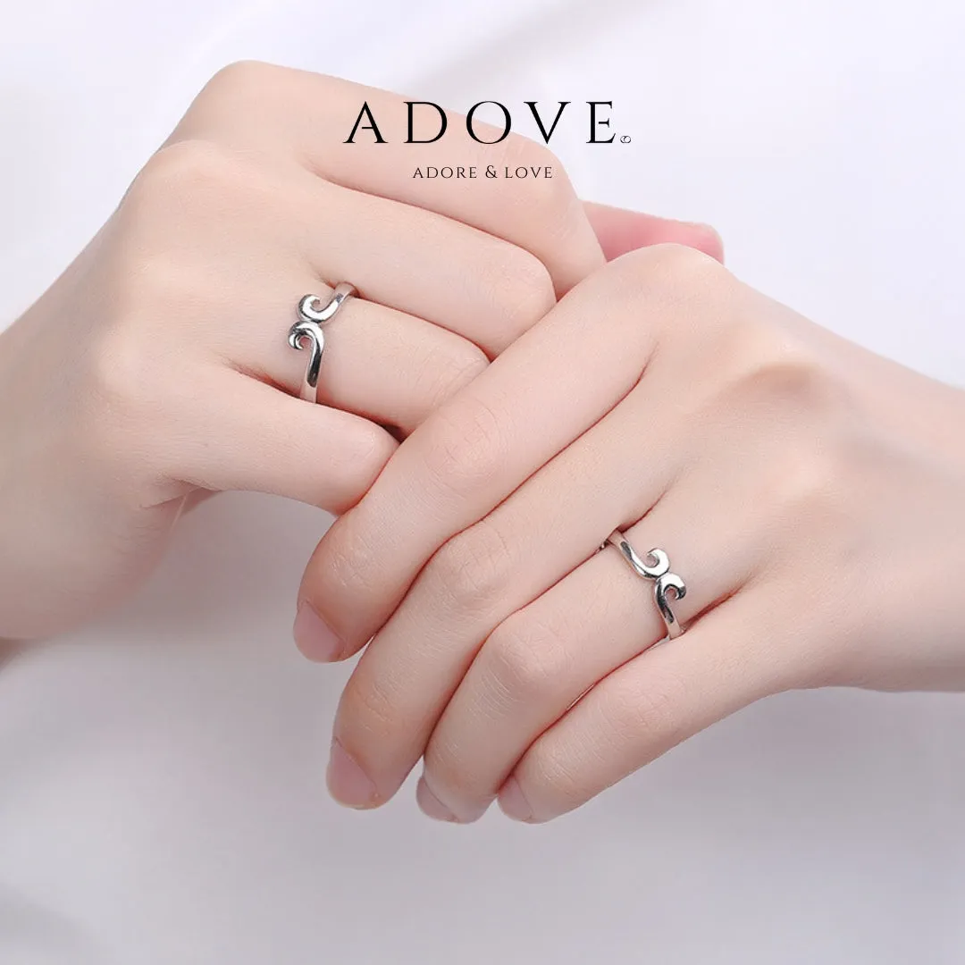 S999 Adjustable Sun Wu Kong Crown Couple Ring 可自调 紧箍咒情侣戒