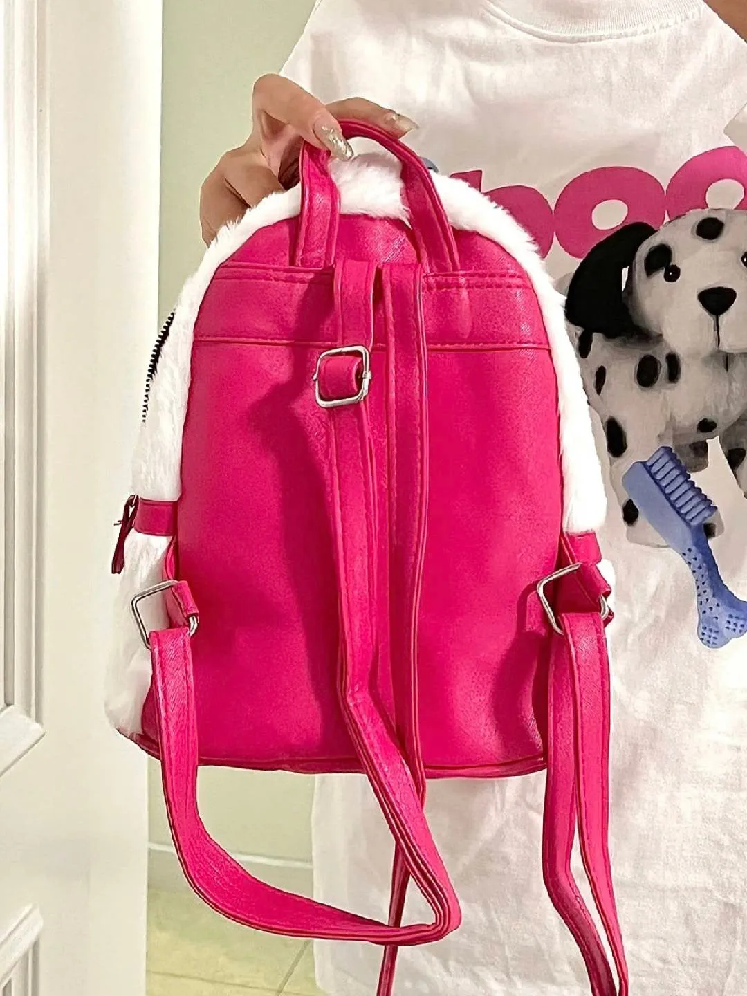 Sanrio Plush Double Strap Shoulder Bag Purse