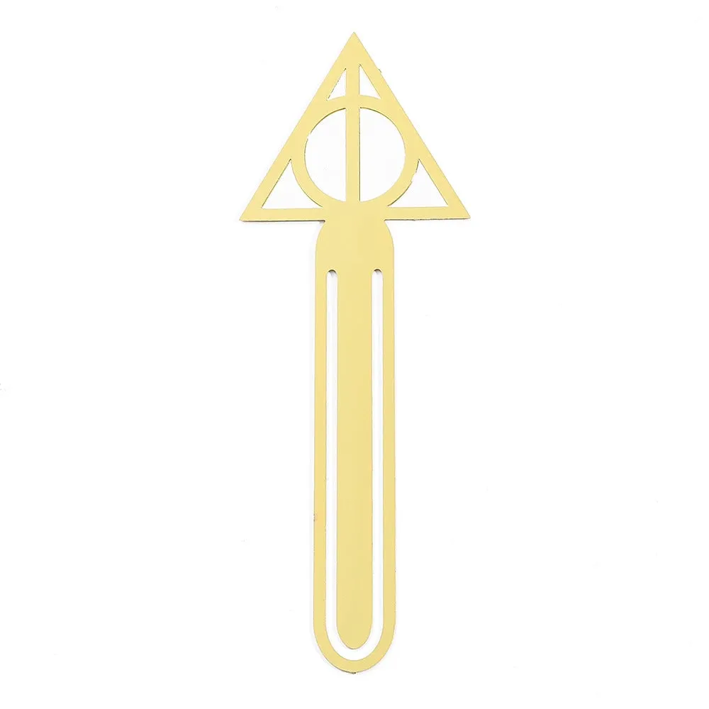 Simple Harres Potter Bookmark Holder College Series Sorting Hat Envelope Metal Bookmark Classic Design Exquisite
