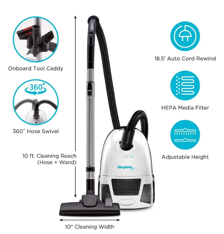 Simplicity Jill Canister Vacuum