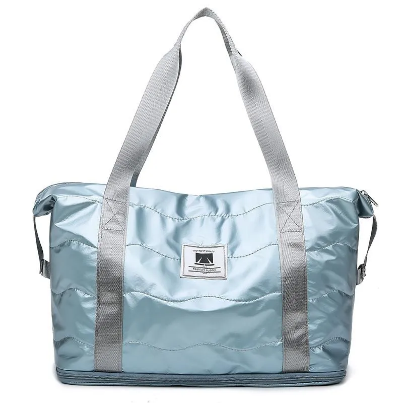 Space Cotton Travel Bag Adjustable Fashion Cabin Tote Bag Handbag Carry On Luggage Waterproof Fitness Shoulder Bag For Women