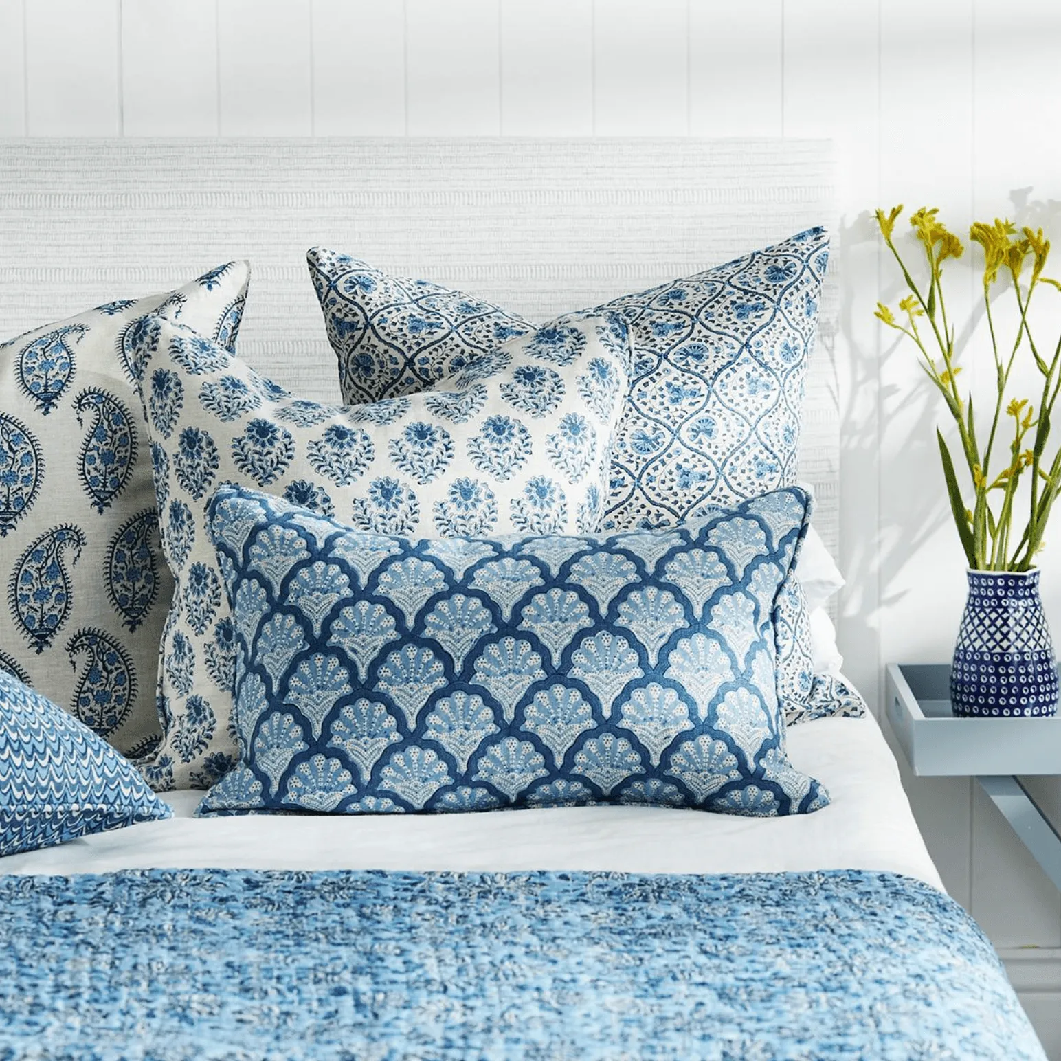 St Tropez Riviera Linen Cushion