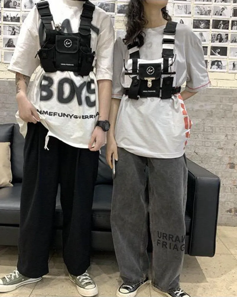 Streetwear Lightweight Sports Chest Bag