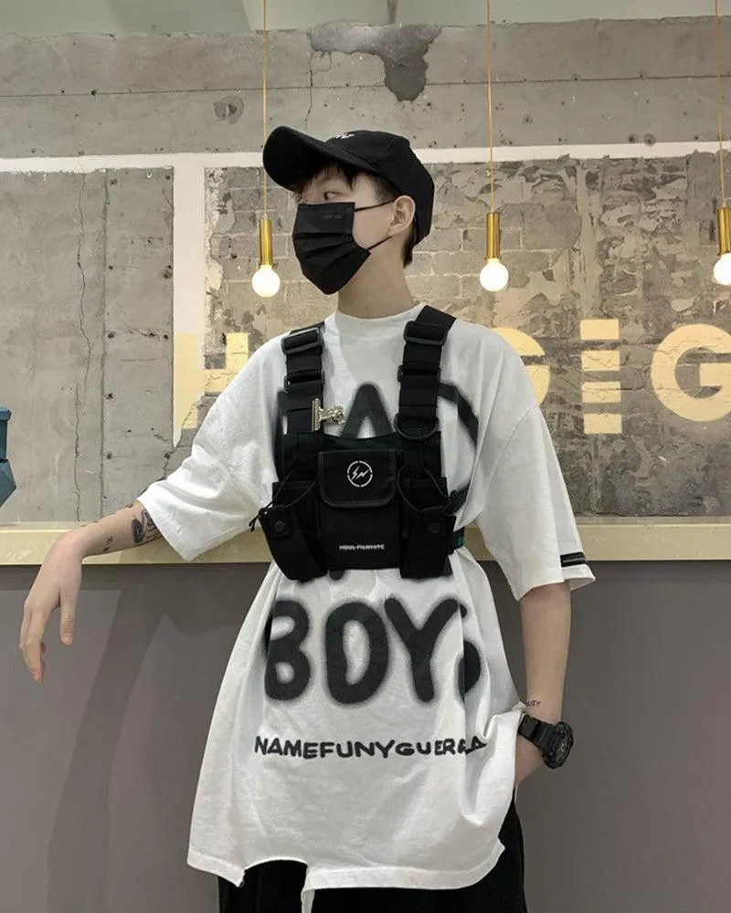 Streetwear Lightweight Sports Chest Bag