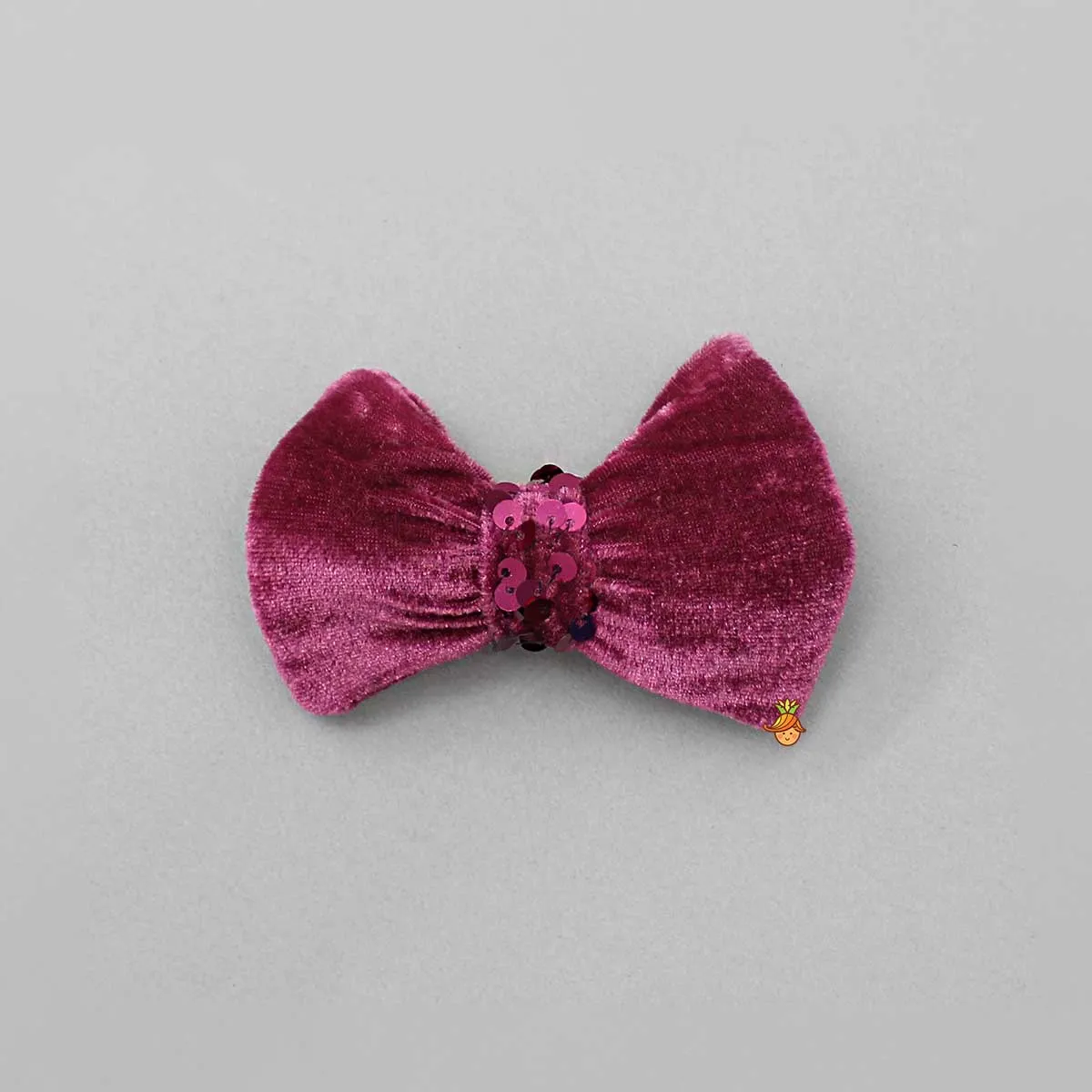 Stylish Sleeves Exquisite Dress With Velvet Hair Clip
