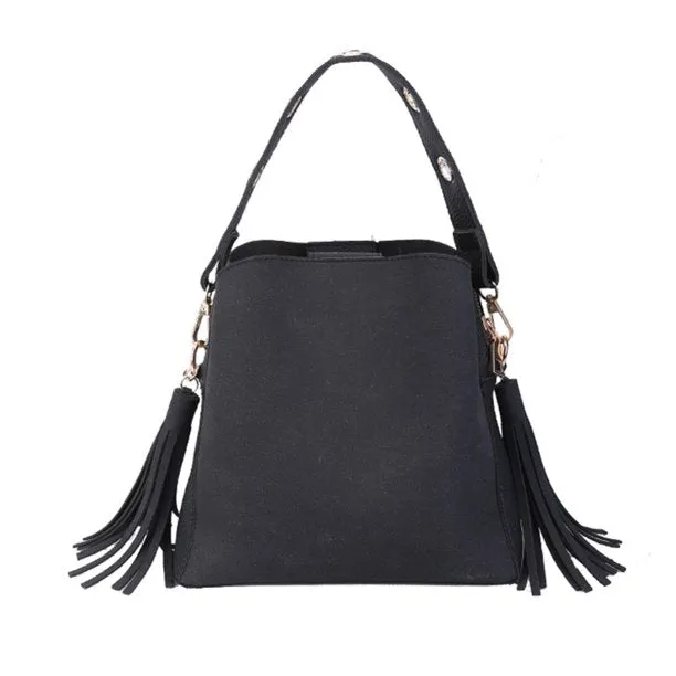 Tassel Bucket Bag