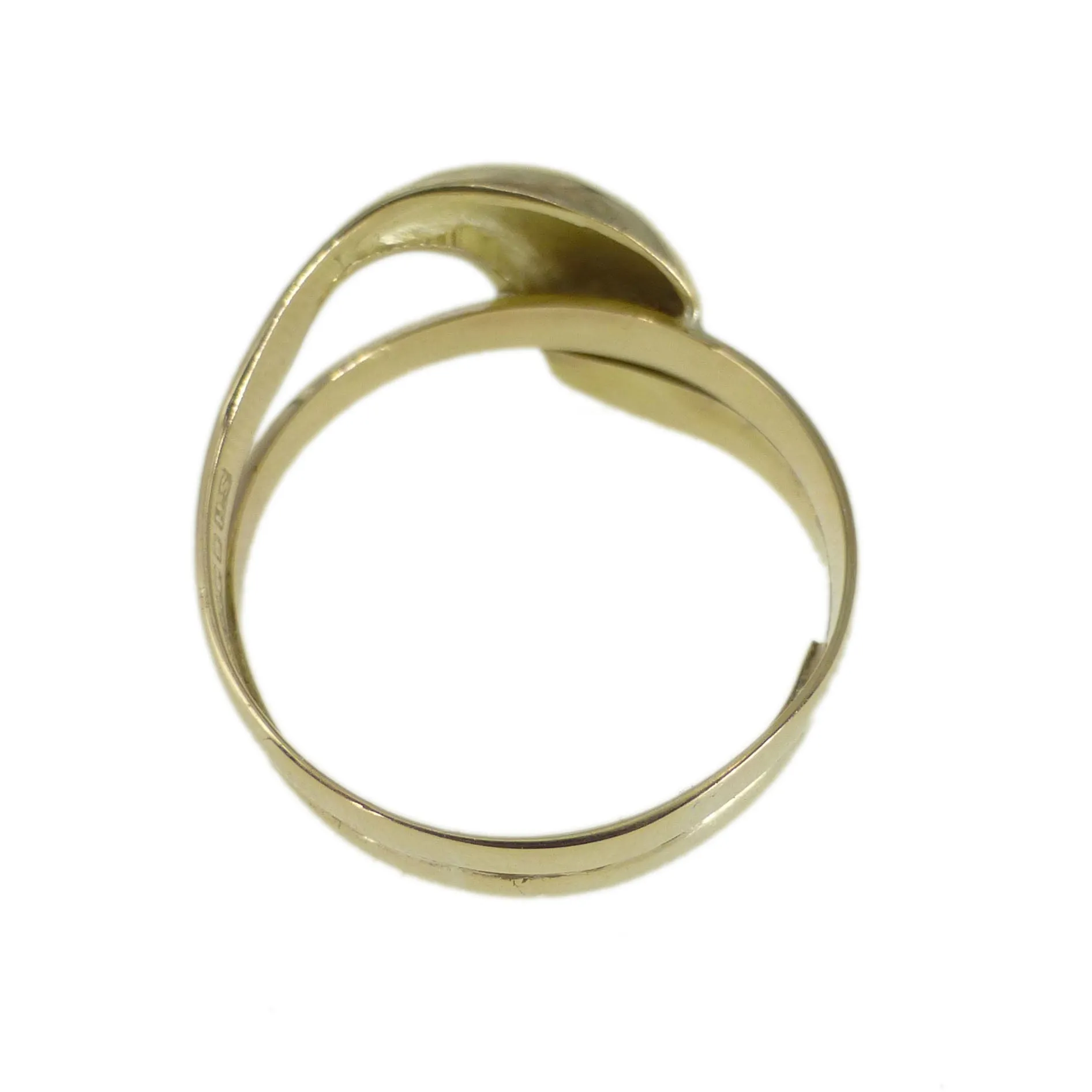 Vintage Mid Century 9ct Gold Snake Ring