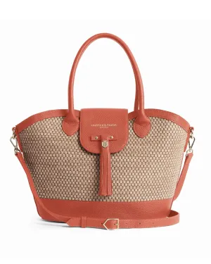Windsor Basket Bag - Melon Leather