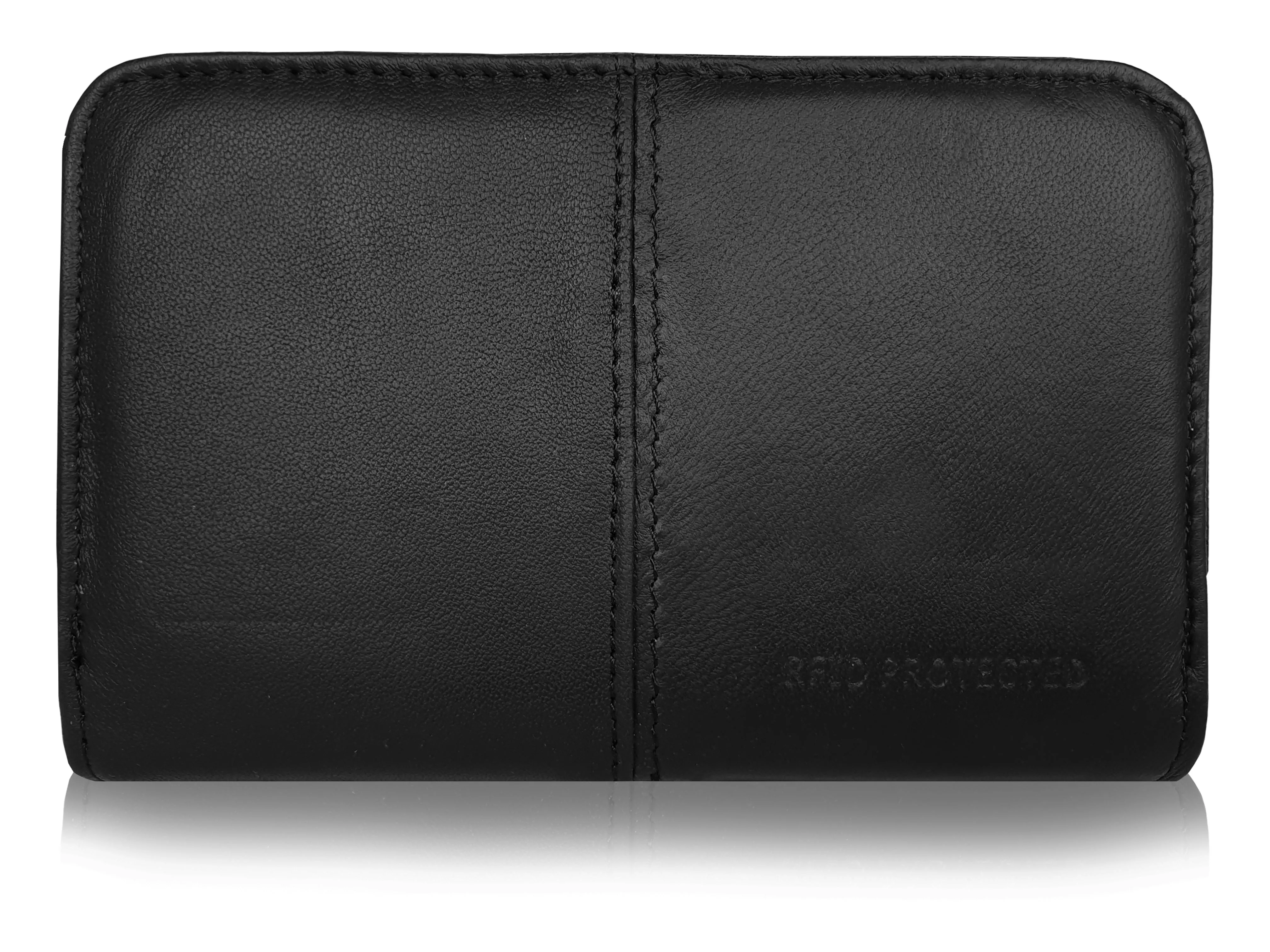 Womens Designer Ladies Leather Purse, RFID Protected Card Slots QL225