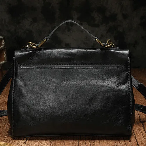 Women's Genuine Leather Satchel Handbags