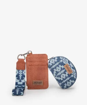 Wrangler Aztec Print Card Holder