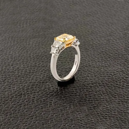 Yellow Diamond Engagement Ring