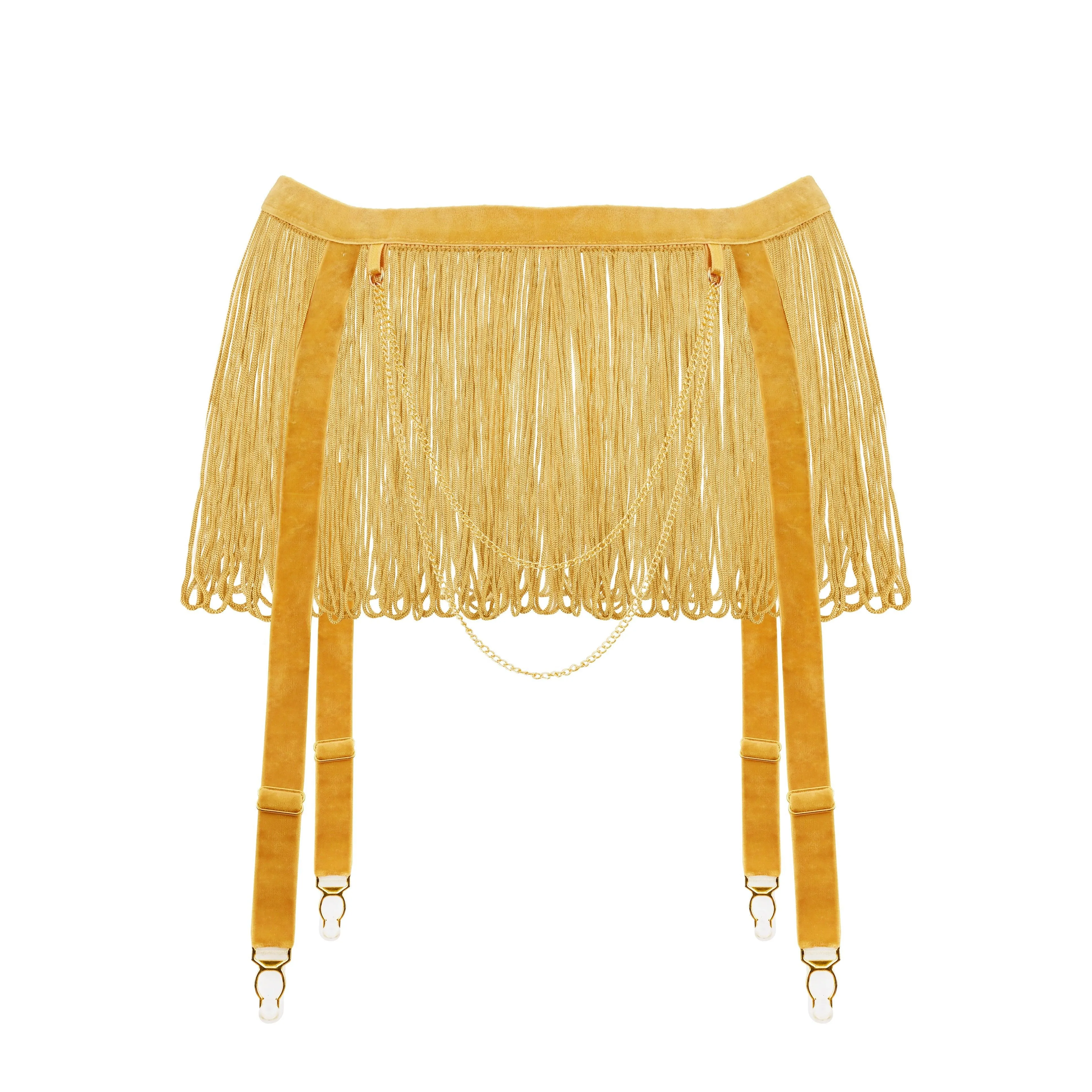 Zazzy Zelda suspender in Gold